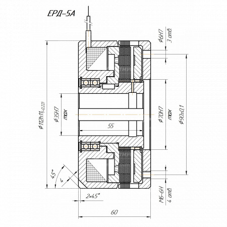 Электромагнитная муфта ERD-5A
