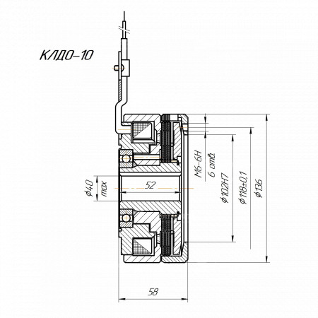 Электромагнитная муфта KLDO-10