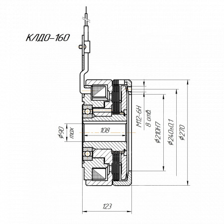 Электромагнитная муфта KLDO-160