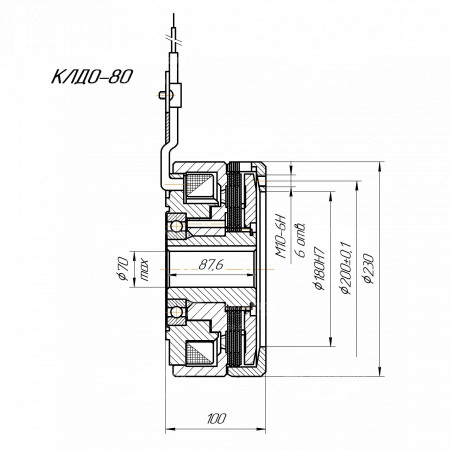 Электромагнитная муфта KLDO-80