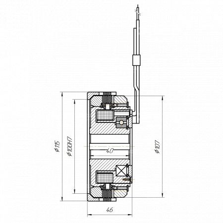 Электромагнитная муфта VBA-2,5 