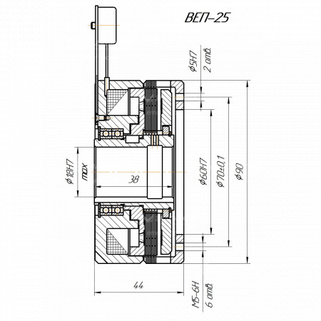 Электромагнитная муфта VEP-25B